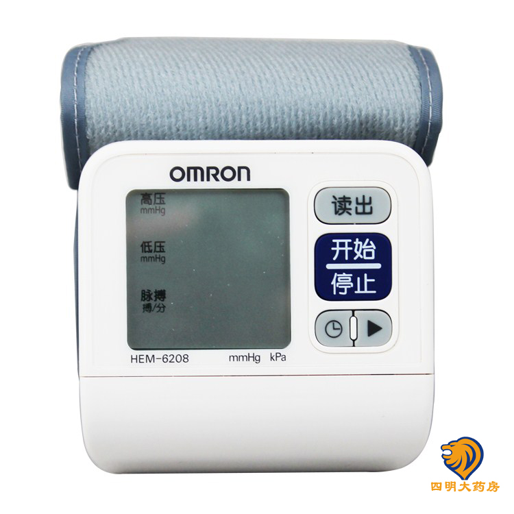 欧姆龙电子血压计腕式HEM-6208全自动测血压仪全国联保 包邮