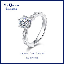 Mankun diamond ring customized gia 50 cents G color VS2 clarity naked Diamond South African diamond ring wedding ring wedding ring wedding ring