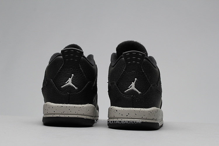 Burdock Jordan 4 Retro Oreo TD Oreo AJ4 Giày trẻ em 707432-003 - Giày dép trẻ em / Giầy trẻ giày thể thao trẻ em đẹp