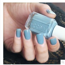 American Essie nail polish 865 fashion light gray blue bright blue cream Blue