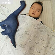 (German order) single-layer knitted cotton childrens blanket baby blanket baby blanket spring and autumn summer thin