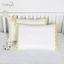 Triangel knitted pure cotton infant pillowcase baby pillow headgear all-cotton childrens bed supplies 30x50cm
