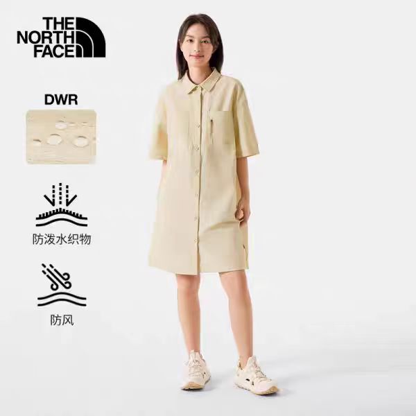 Slightly Flawed Tnf North Face Women's Outdoor Casual Comfortable Breathable Windproof and Water-Repellent Dress New Model 87Yj Slightly Flawed Tnf North Face Women's Outdoor Casual Comfortable Breathable Windproof and Water-Repellent Dress New Model 87Yj