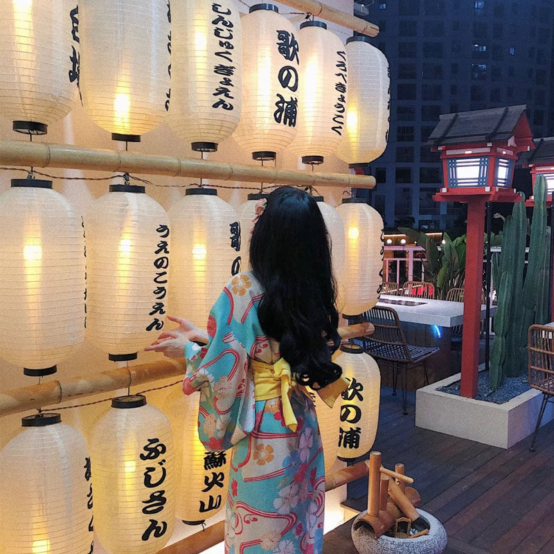 Japanese-style lantern and wind outdoor decoration daily material shop in the taste of taste tailored tailor