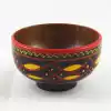 Sichuan Xichang Liangshan Yi lacquerware small wooden bowl handicraft ornaments Traditional handmade Wen play