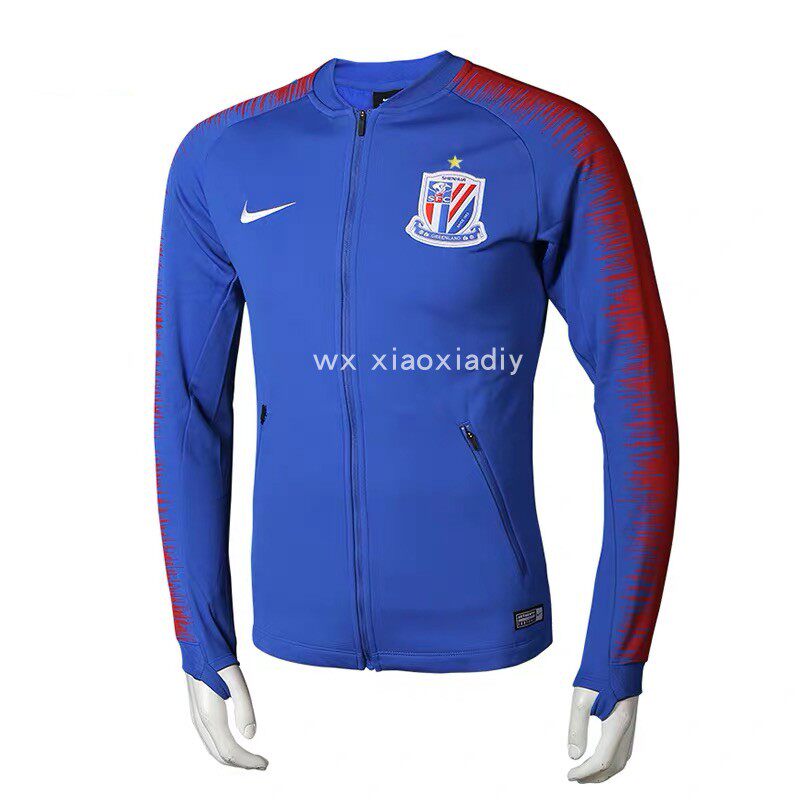 (Spot in seconds) Xiaoxia handmade purchase model Shanghai Shenhua jersey 2019 N98 jacket spring and autumn