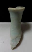 Song Dynasty shadow green bottleneck ancient porcelain porcelain antique specimen Fidelity bag old porcelain bowl Cup pot plate