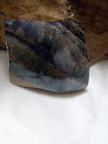 Rare late Yuan Dynasty black glaze porcelain bowl Ancient porcelain package True old Republic of China ancient porcelain Old porcelain specimen