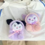 Плюшевая подвеска с бантиком, милая кукла, украшение на сумку, ранец, рюкзак, брелок, котенок, подарок на день рождения