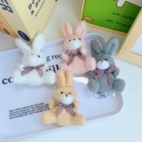 Плюшевый кролик, милая игрушка, плюшевая подвеска, брелок, кукла, аксессуар, новая коллекция