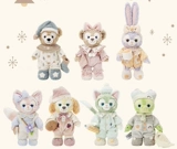 Шанхайский Дисней приобрел домашний Dafei Bear Qibao Lazy Series Lingna Bake Plush Plush Count Count