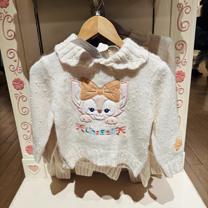 Shanghai Disneyland Genuine 2025 Christmas Winter Series Lina Belle Children's Sweater Shanghai Disneyland Genuine 2025 Christmas Winter Series Lina Belle Children's Sweater