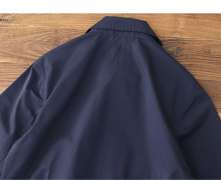100% cotton vintage short zip-up lapel cotton cargo jacket jacket for men Spring and autumn