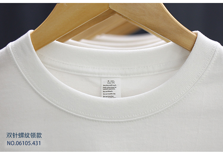 Áo thun nam Mỹ nặng retro 260g cotton túi ngắn tay áo thun nam trắng áo sơ mi nam từ bi mùa hè áo phông nam tay ngắn có cổ