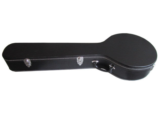 Five - banjo box wooden leather wood leather in a pigeon - box 5 - string tablesuitcase is anti - fallable portable
