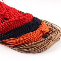 DIY clothing accessories oak gluten diameter 2mm Colour elastic round elastic rope with haircut head rope rubber band