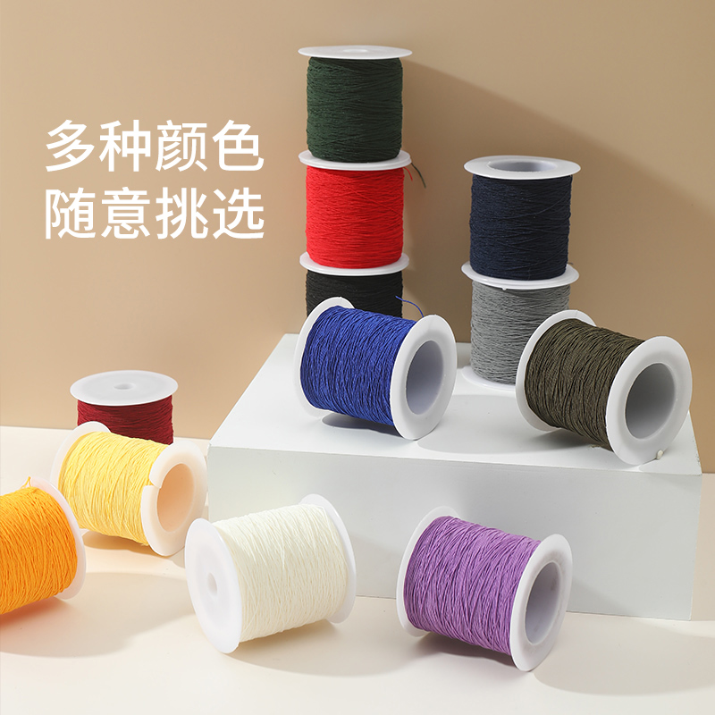 0 3mm ultra-fine round small elastic rope sewing machine bottom line round elastic belt elastic rubber band leather band line fine very fine