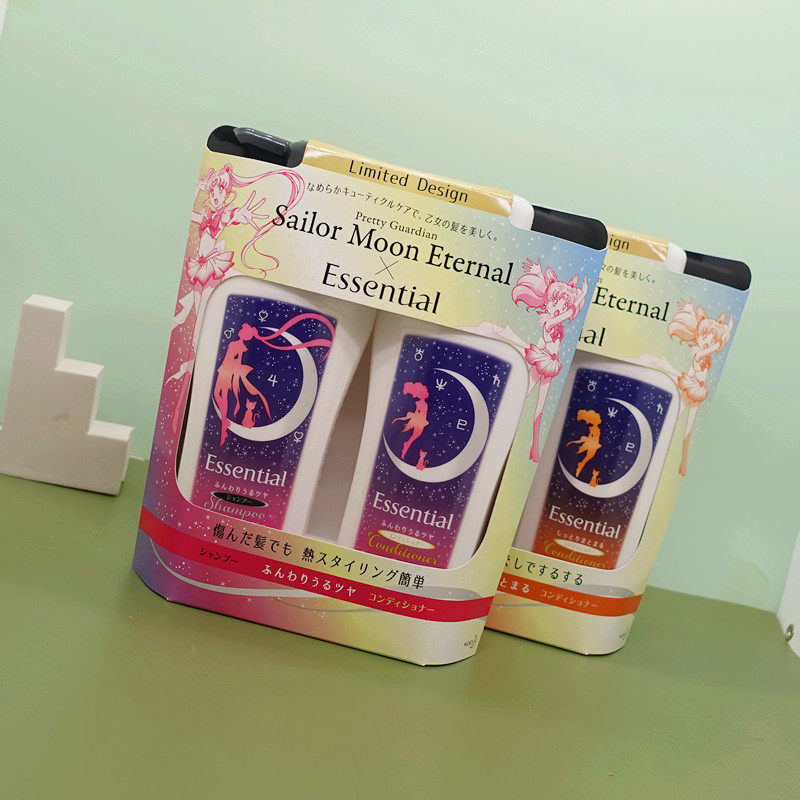 Japan's Kao essential wake up not messy shampoo conditioner oil control moisturizing fluffy supple and improve frizz