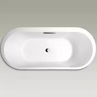Kohler bathroom K-18345T-0 Av Oval recessed tub (without drainage)