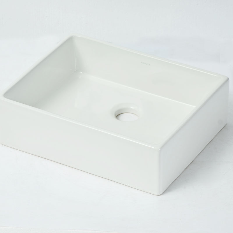 Kohler K-19897T-0 Detta Fashion Washbasin Table Basin Square