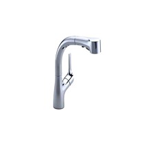 Kohler Sanitary Ware Bathroom K-13963T-C4-CP VS ECP Eli external pull-out kitchen faucet