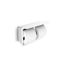Kohler K-72903T-S Qiyue double-layer toilet paper holder (with cover)