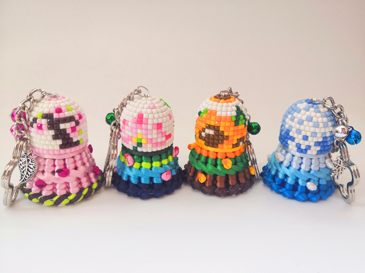 Badminton pendant Ball bag hanging cartoon diamond-set four seasons of spring, summer, autumn and winter can be single choice can be set