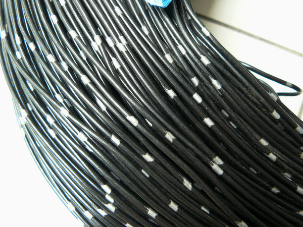 1 25 squared Japanese original plant imported high temperature resistant car spot power cord (black) retrofit line