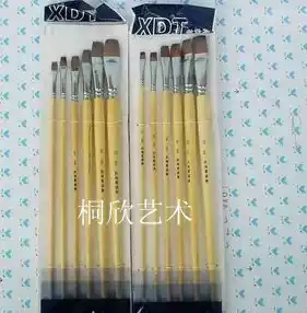 Beijing Xie Detang 166 long pole Wolf painting brush wolf Hao watercolor pen watercolor pen 6 sets