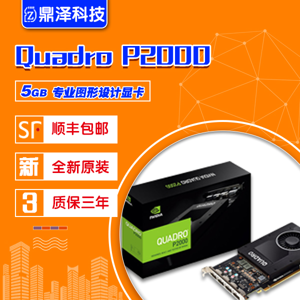 Lidae Quadro P2000 5GB professional graphics design workstation graphics card support 5K for three years