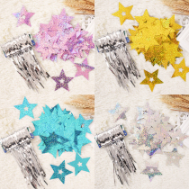 Dianqing confession wedding new House birthday scene layout hollow love star pendant New year party decorations