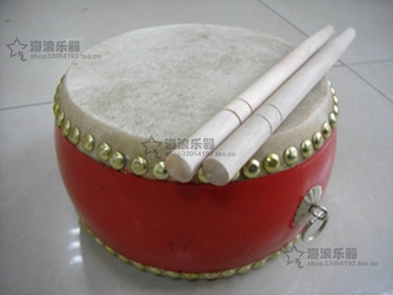 Wave Instruments Manufacturer Direct Marketing Flat Drum Hall Drum Musical Instrument 10 Inch Hall Drum Bull Leather Drum 25cm Hall Drum Musical Instrument Drum Gong Drums