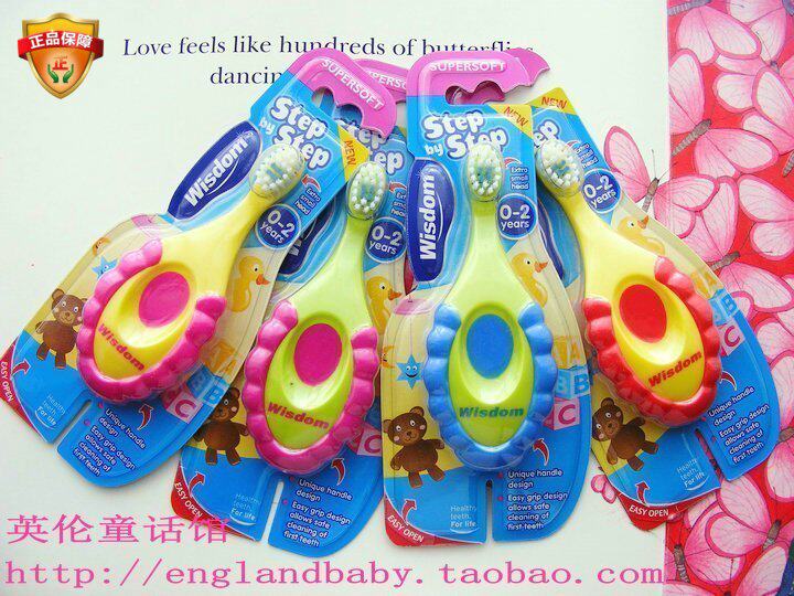 Spot UK Wisdom Step by step Baby Baby Baby Baby Baby toothbrush soft wool 0-2
