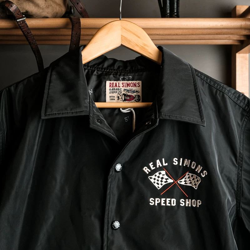 Windproof jacket, waterproof cloth, with embroidery