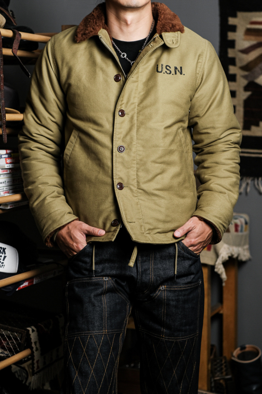 N1 Deck Jacket N-1 Cotton Jacket Wool Alpaca Blend Non-Shedding Second Generation Vintage Navy Jacket Usn Replica N1 Deck Jacket N-1 Cotton Jacket Wool Alpaca Blend Non-Shedding Second Generation Vintage Navy Jacket Usn Replica