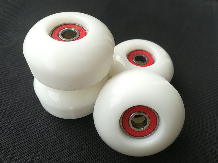 Double-up skateboard hành động bánh xe flash bánh xe phụ kiện ván trượt chải bánh xe đường phố PU bánh xe trắng hành động vành bánh xe - Trượt băng / Trượt / Thể thao mạo hiểm xe trượt điện cân bằng