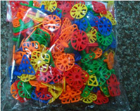 Kindergarten Stereogeometric Building Blocks Desktop Parquet Plastic Building Blocks Kindergarten Desktop Toys-Taobao