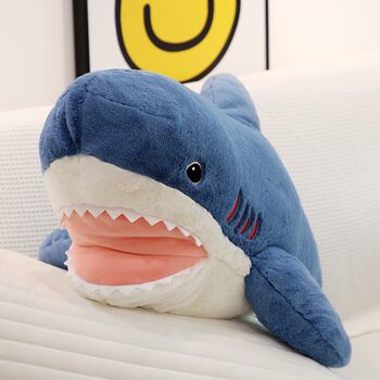 ແທ້ຈິງຊຸດ dudu shark doll ສັດທະເລຂະຫນາດໃຫຍ່ plush toy ຕຽງນອນ pillow ຂອງຂວັນແຟນ