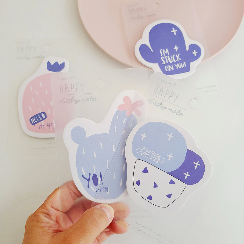 Green One Workshop Cute Cartoon N Sticker Convenience Post instructions Stickhand Ledger Easy to post Teen Remember Label Stickers