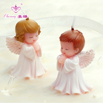 Childrens party supplies birthday gifts creative Net Red birthday candles single decorative candles Angel Baby small candles