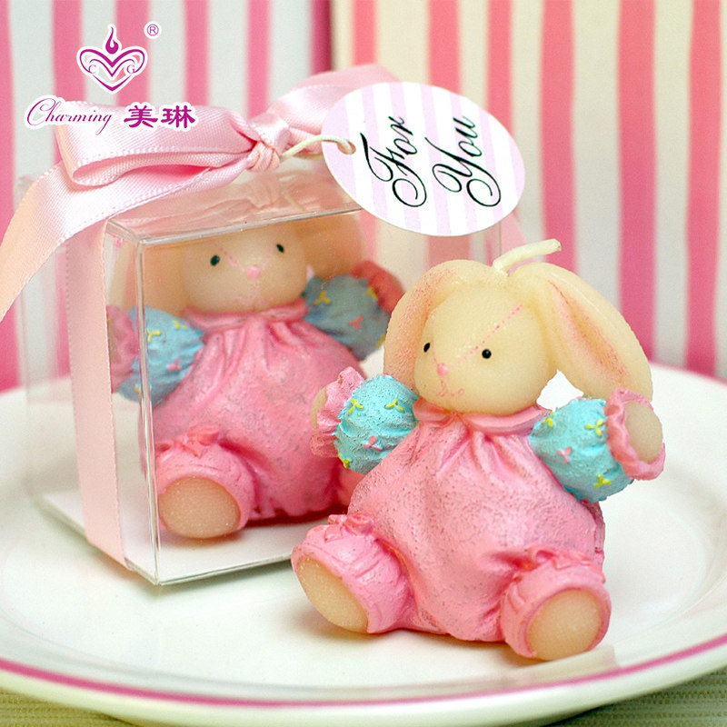 Children's birthday party candle creatively return baby's little candlecloth rabbit zodiac