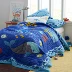 Công ty mới trẻ em khâu tay trẻ em phim hoạt hình biển cá voi xanh quilting quilt Trải giường