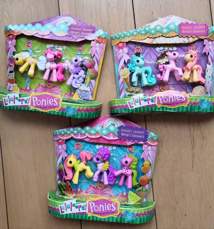 Игрушечные пони (Lele Angel Lalaloopsy), набор — 1–3 случайные цветные фигурки, высота до 15 см