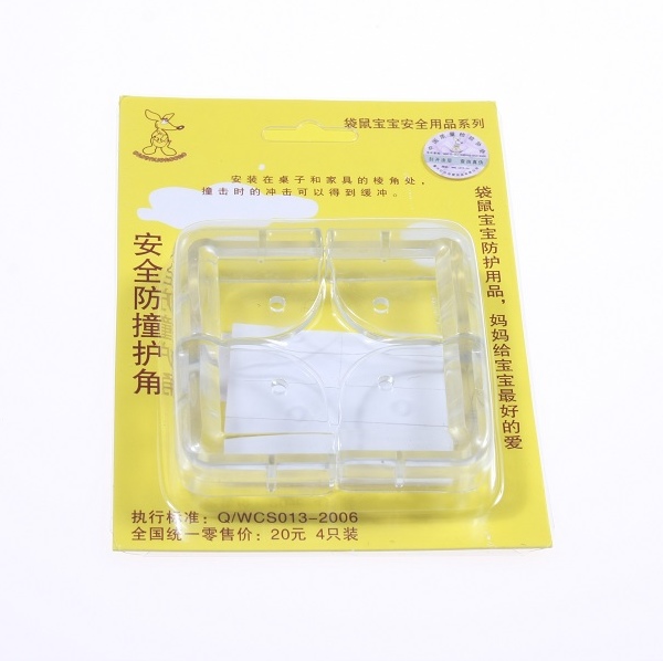 袋鼠宝宝安全防撞角/保护角 硅胶安全防撞护角4只装