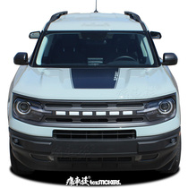 Suitable for bronco gale stickler stickler sports version car head cover machine lid decorated retrofit body car stickers