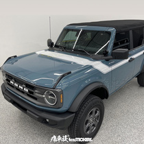 Suitable for bronco Potent Carriage Applio of Flowers Cross-country Version Personality Decoration Retrofit Bodywork Car Stickers Cling Film