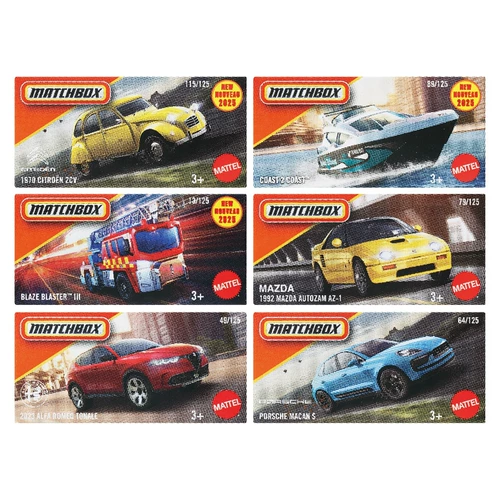 Matchbox DNK70 Color Box Series City Hero Toy Car 2025 Model E Matchbox Matchbox