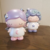 Cute creative angel baby doll piggy bank Macaron piggy bank Home decoration Childrens birthday gift