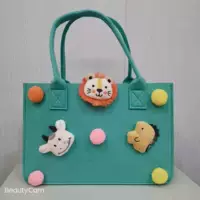 Синий и зеленый мультфильм+шар для волос 30*20*18