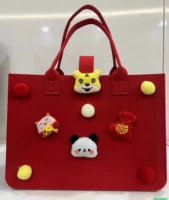 Оригинальная инновационная версия красного тигрового года 35*25*15